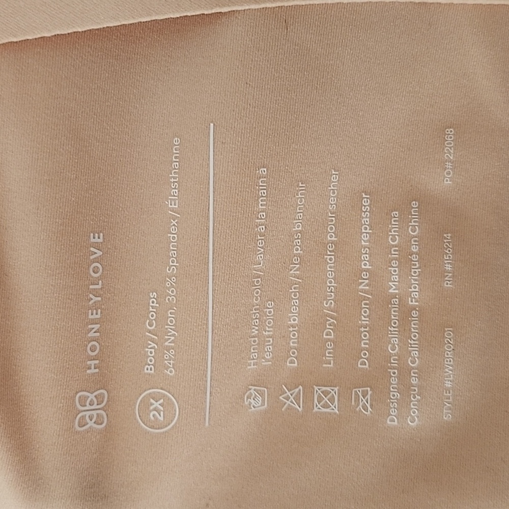 Honeylove Women's Silhouette Bra pink Peach  Seamless  Bra Sz 2X - Picture 15 of 16